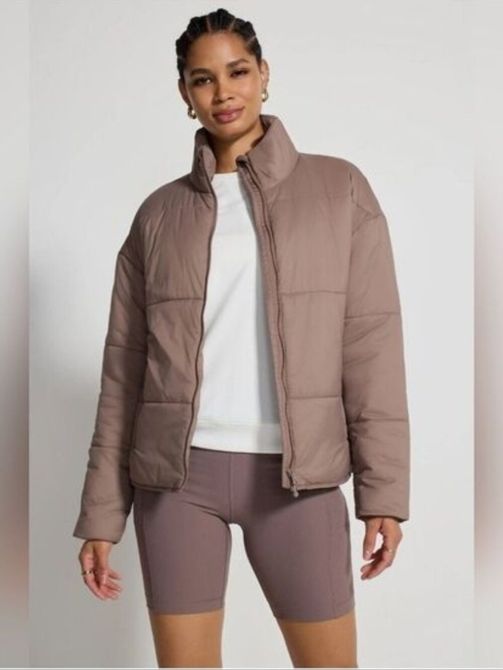 (XS) Mondetta Quilted Mid Weight Puffer Jacket